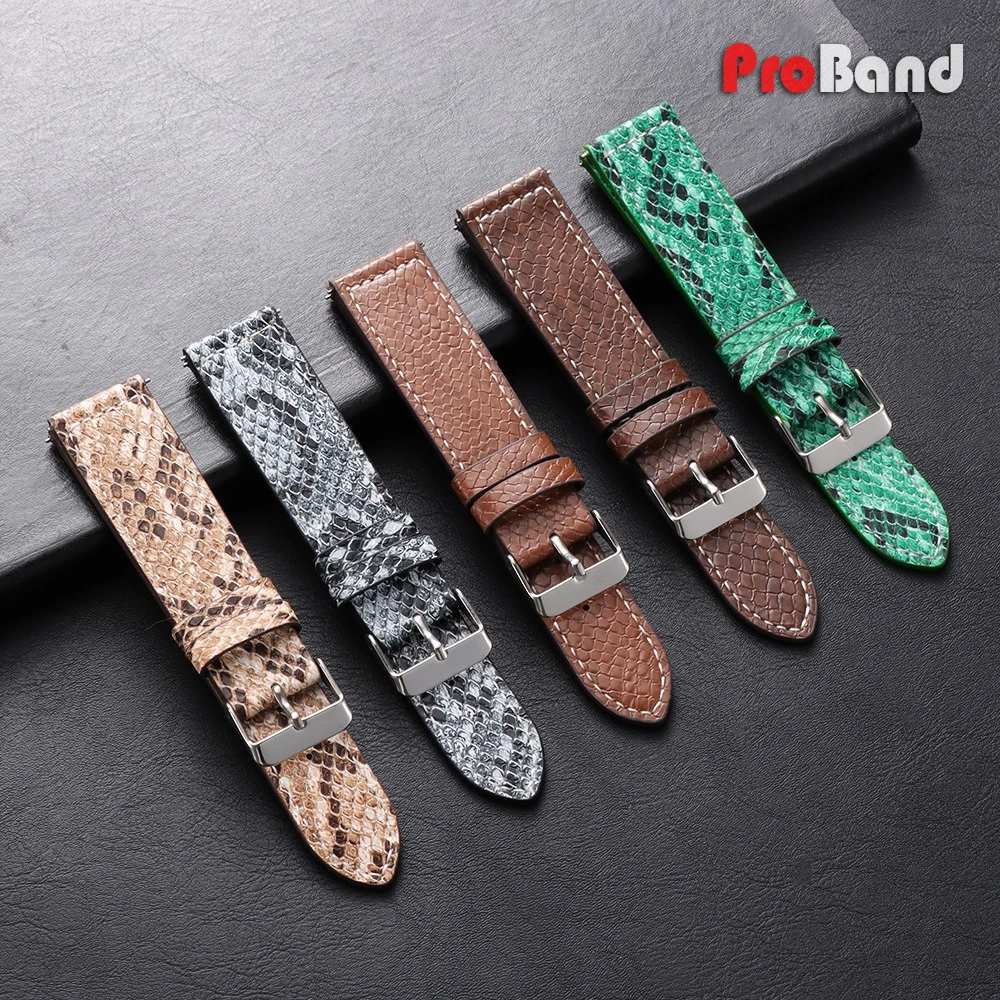 Snakeskin Pattern Strap Handmade Leather Watchband 20mm 22mm Men Women Bracelet for Huawei GT 2/3/4 for Samsung Galaxy 3/4/5/6/7
Snakeskin Pattern Strap Handmade Leather Watchband 20mm 22mm Men Women Bracelet for Huawei GT 2/3/4 for Samsung Galaxy 3/4/5/6/7