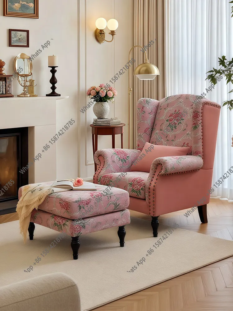 American tiger chair owner pink rose single chair household small apartment living room single sofa
American tiger chair owner pink rose single chair household small apartment living room single sofa