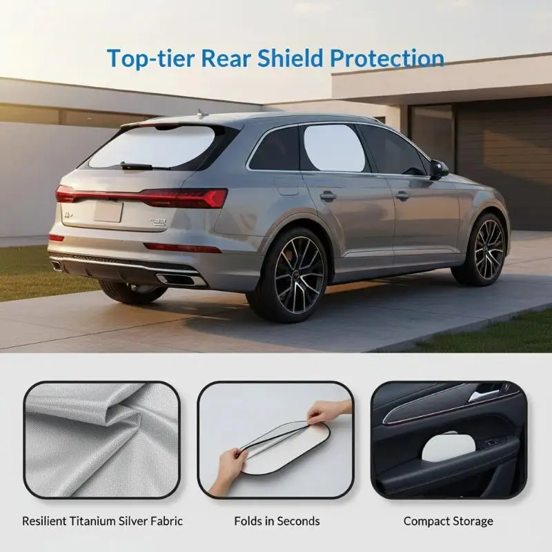 Universal Car Sun Protection Durable UV Reflective Rear Windshield Shade for Effective Heat Isolation
Universal Car Sun Protection Durable UV Reflective Rear Windshield Shade for Effective Heat Isolation