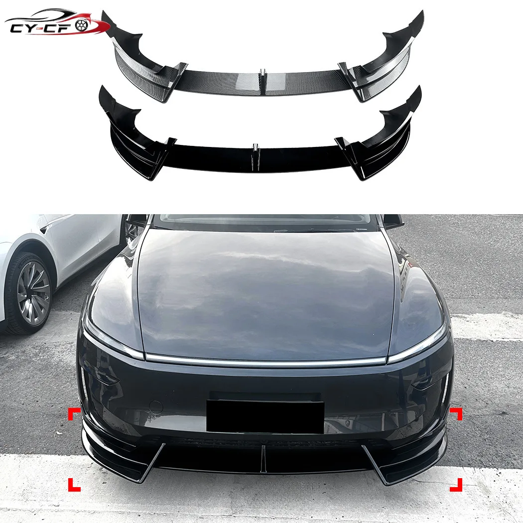 3Pcs Carbon Look Car Front Bumper Lip Chin Diffuser Body Kit Spoiler Deflector Tuning Accessories For Tesla Model Y 2023-2025
3Pcs Carbon Look Car Front Bumper Lip Chin Diffuser Body Kit Spoiler Deflector Tuning Accessories For Tesla Model Y 2023-2025