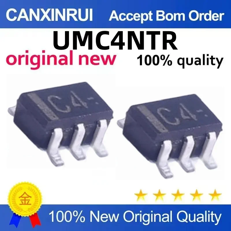 (5-100 pieces)Brand new original UMC4NTR UMC4N PQ6104 C4 SOT-353
(5-100 pieces)Brand new original UMC4NTR UMC4N PQ6104 C4 SOT-353