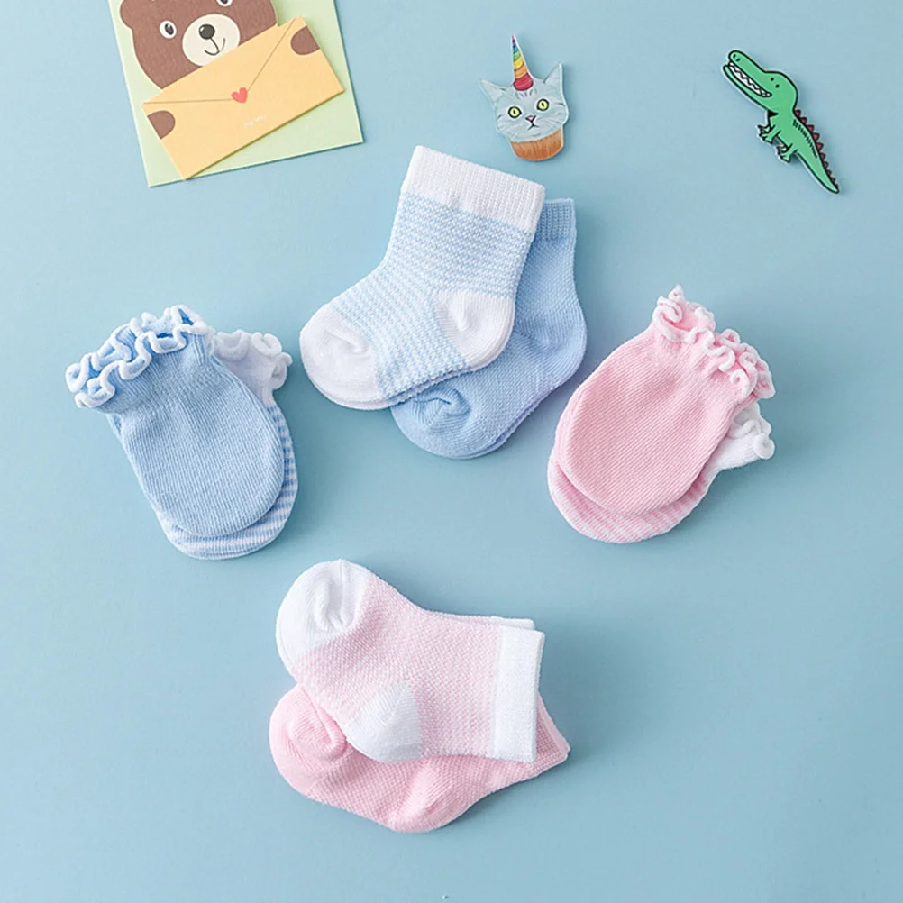 4Pairs Baby Gloves Socks Cotton Mittens Soft Breathable Comfortable Anti-Scratch Warm Infant Leg Protection Toddler Accessories
4Pairs Baby Gloves Socks Cotton Mittens Soft Breathable Comfortable Anti-Scratch Warm Infant Leg Protection Toddler Accessories