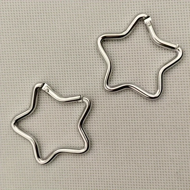 Five-Pointed Star Aluminum Alloy Carabiners, Keychain Clips, Outdoor Camping Key Rings, Water Bottle Hooks, Backpack Accessories
Five-Pointed Star Aluminum Alloy Carabiners, Keychain Clips, Outdoor Camping Key Rings, Water Bottle Hooks, Backpack Accessories