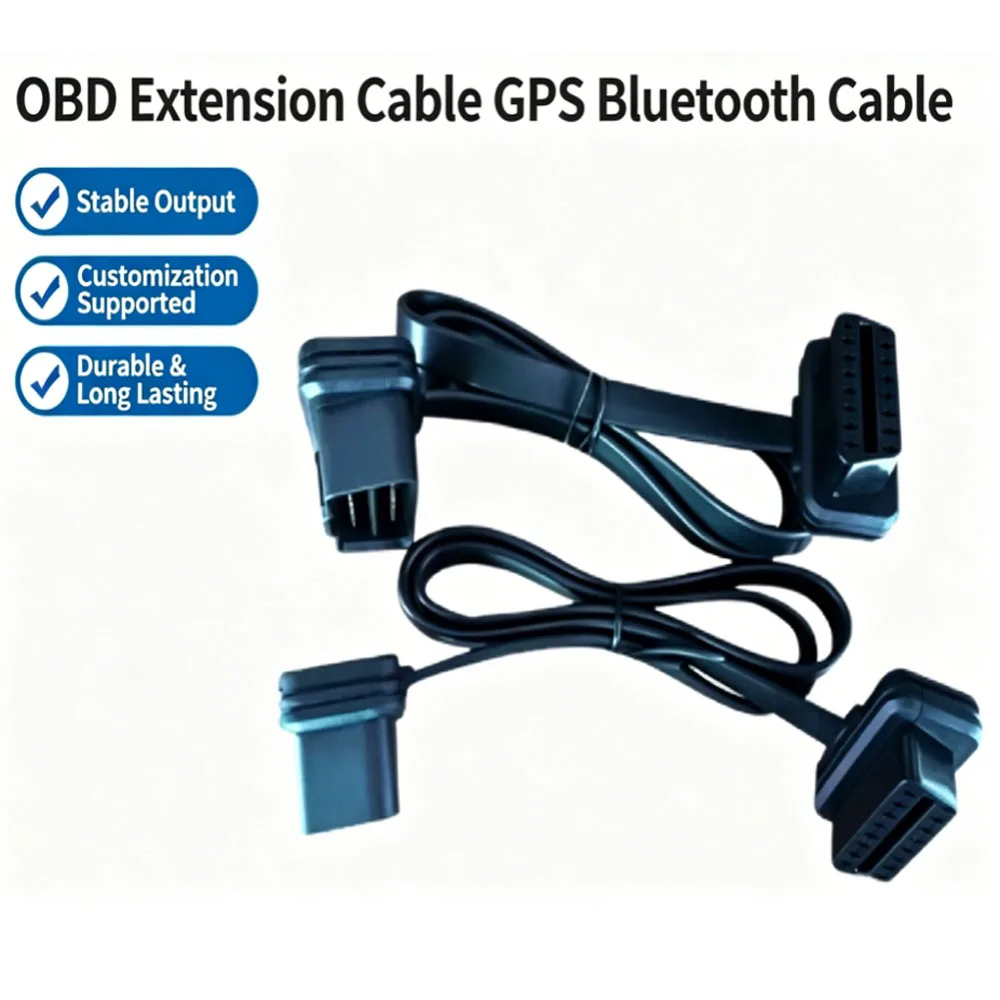 0.6M Flat OBD2 Male Female Extension Cable for E-l-m327 Auto OBD Splitter Wire for Car GPS Bluetooth Diagnostic Tool Adapter
0.6M Flat OBD2 Male Female Extension Cable for E-l-m327 Auto OBD Splitter Wire for Car GPS Bluetooth Diagnostic Tool Adapter