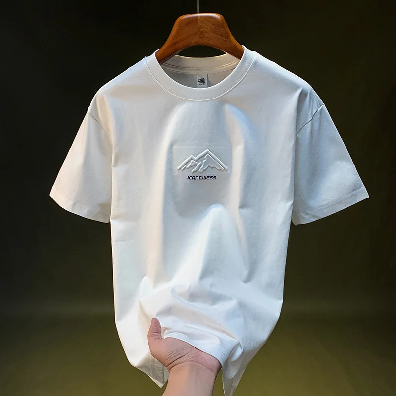 2025 summer thin short sleeved T-shirt men's plus size simple three-dimensional printed loose casual men's top
2025 summer thin short sleeved T-shirt men's plus size simple three-dimensional printed loose casual men's top