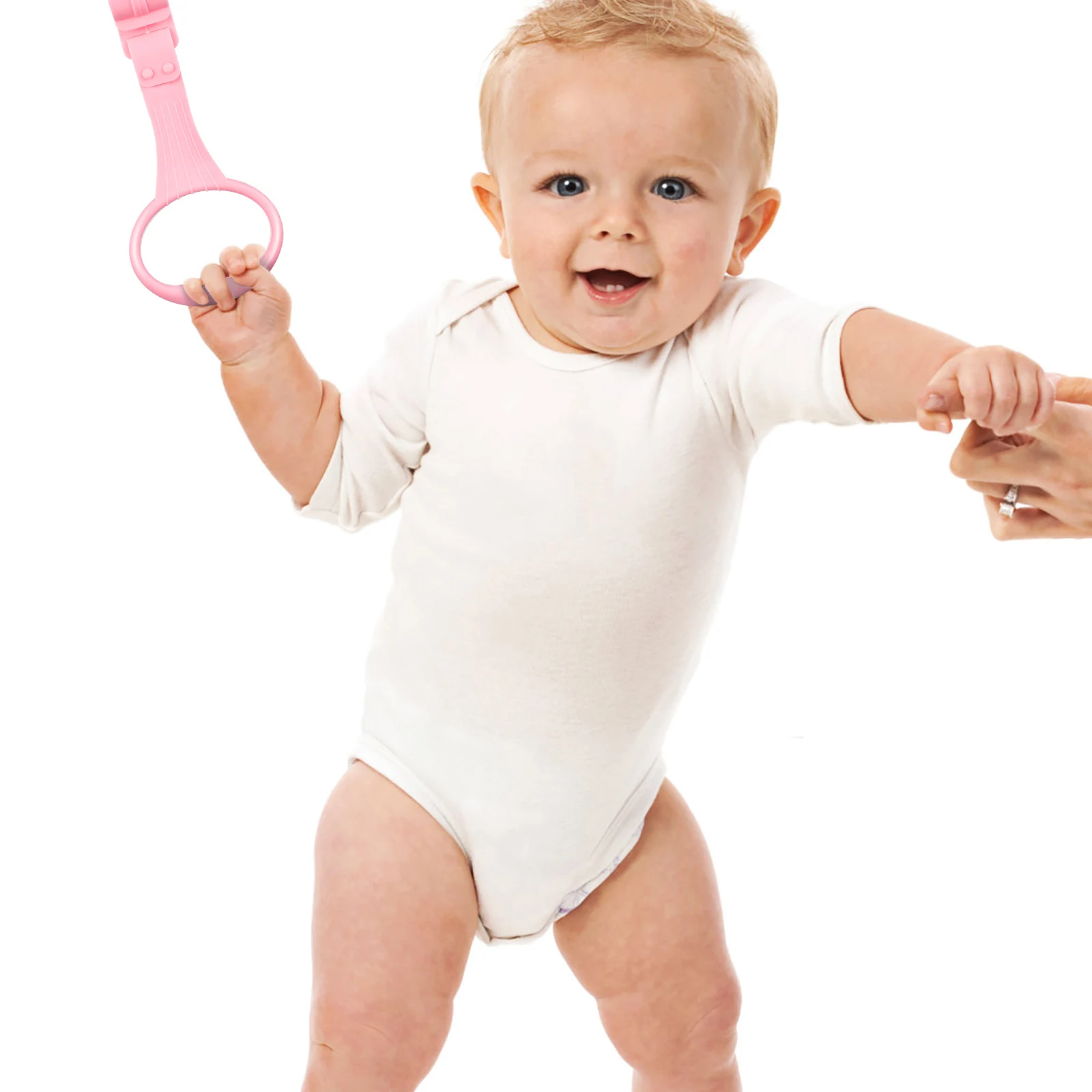 4 pcs Baby Pull Ring Toys 2 White Plastic 20x9cm Crib Hanging Rings Playpen Toddler Stand Up Nursery Infant Bed Walk
4 pcs Baby Pull Ring Toys 2 White Plastic 20x9cm Crib Hanging Rings Playpen Toddler Stand Up Nursery Infant Bed Walk