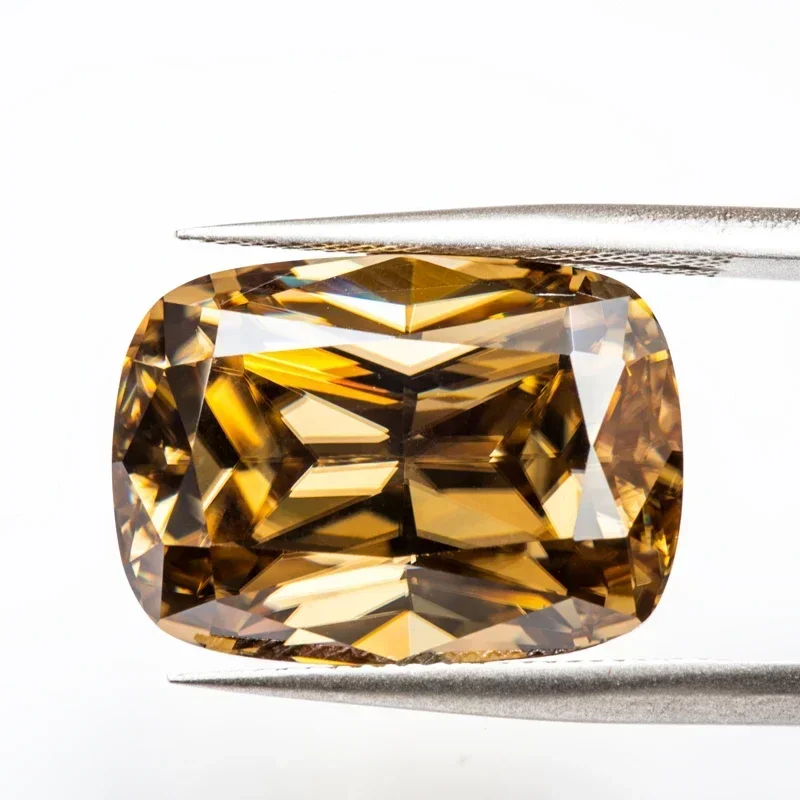 NEW Moissanite Stone Rectangle Cushion Cut Primary Coffee Color For Diy Charms Jewelry Big Size Loose With Certificate
NEW Moissanite Stone Rectangle Cushion Cut Primary Coffee Color For Diy Charms Jewelry Big Size Loose With Certificate