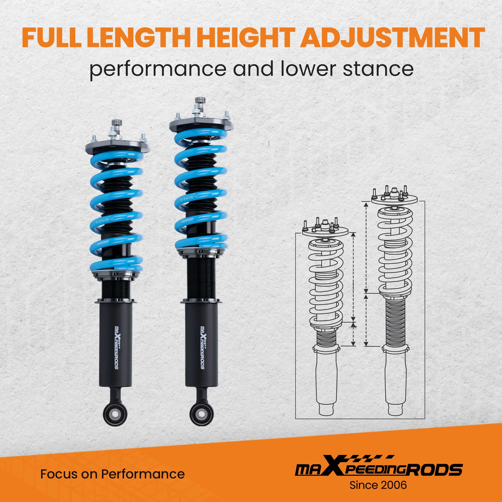Hardness Adjustable Shocks Absorber Suspension for Lexus IS300 IS200 TO YOTA MARK II ALTEZZA COT6 NEW
Hardness Adjustable Shocks Absorber Suspension for Lexus IS300 IS200 TO YOTA MARK II ALTEZZA COT6 NEW