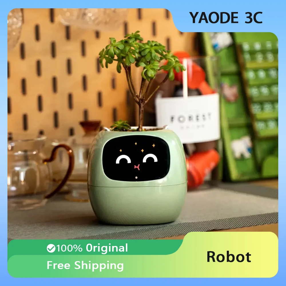 Intelligent Potted Ivy Desktop Green Plant Intelligent Cute Pet Creative Interaction Flower Pot Cartoon Expression Emotion Gift
Intelligent Potted Ivy Desktop Green Plant Intelligent Cute Pet Creative Interaction Flower Pot Cartoon Expression Emotion Gift
