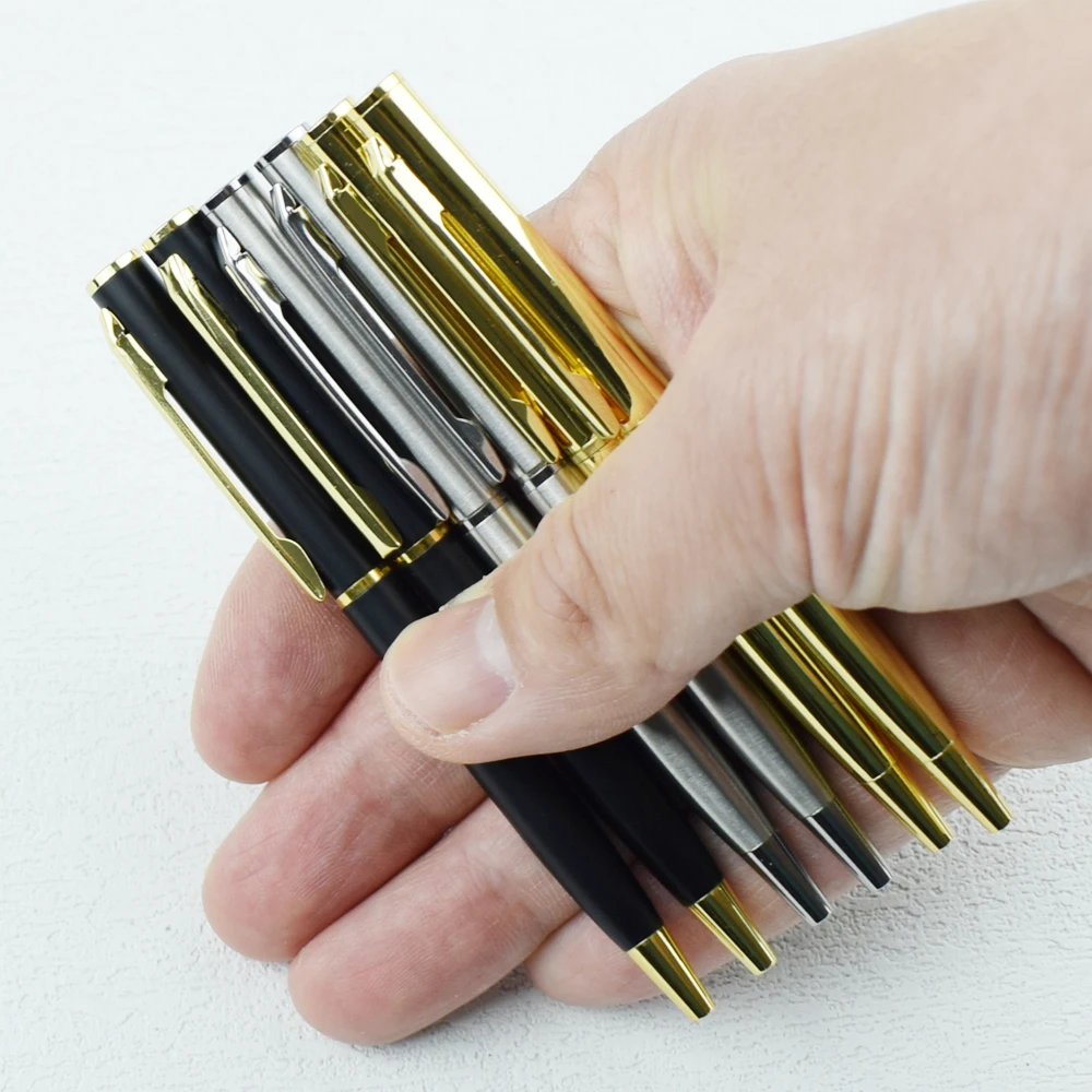2pcs/Set Mini Metal Twist-Action Ballpoint Pens Dual Blue & Black Refills Portable Writing Tools for Office, Travel & School
2pcs/Set Mini Metal Twist-Action Ballpoint Pens Dual Blue & Black Refills Portable Writing Tools for Office, Travel & School