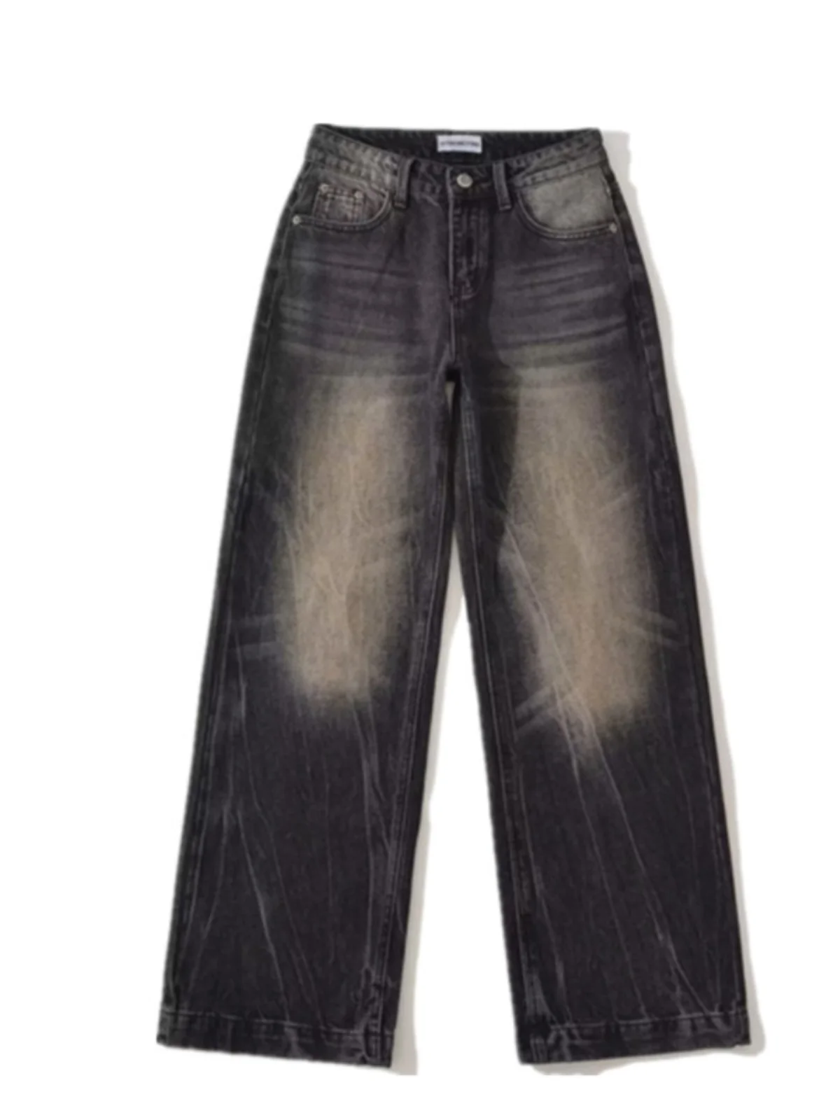Retro American Waed White Straight Leg Jeans High Street Loose Floor-Length Wide Leg Pants Long Trousers Trendy Deep Color
Retro American Waed White Straight Leg Jeans High Street Loose Floor-Length Wide Leg Pants Long Trousers Trendy Deep Color