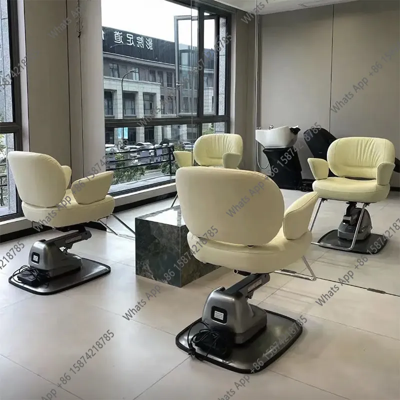 New high-end trendy store hair salon chair hair salon special barber shop electric lift stool hair cutting chair
New high-end trendy store hair salon chair hair salon special barber shop electric lift stool hair cutting chair