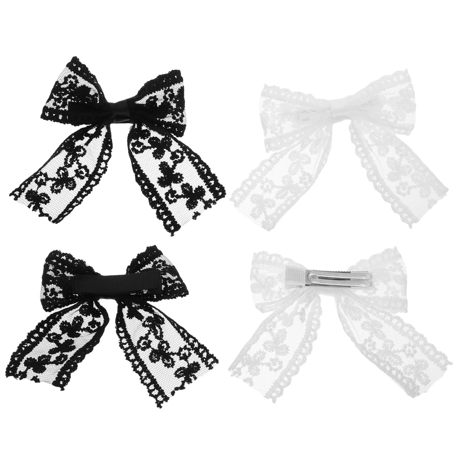 4Pcs Lace Bow Elegant Women Hairpin Eye Catching Appeal Ideal Parties Weddings Everyday Bow Elegant Hairpin Bows for Women
4Pcs Lace Bow Elegant Women Hairpin Eye Catching Appeal Ideal Parties Weddings Everyday Bow Elegant Hairpin Bows for Women