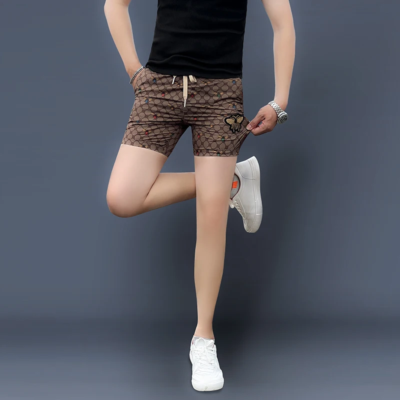 Мужские спортивные брюки из ледяного шелка, быстросохнущие, облегающие, длиной три четверти, дышащие, летние, модные, брендовые, длиной четыре четверти
Мужские спортивные брюки из ледяного шелка, быстросохнущие, облегающие, длиной три четверти, дышащие, летние, модные, брендовые, длиной четыре четверти