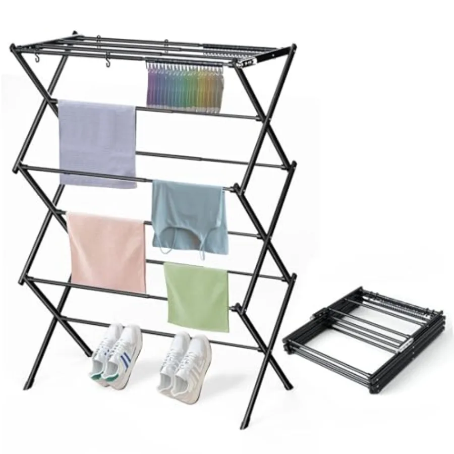 Clothes Drying Rack Household Indoor, Foldable Drying Rack Clothing for Laundry - 40 x 28.8 x 14.2, Space Saving IndoorOutdoor,
Clothes Drying Rack Household Indoor, Foldable Drying Rack Clothing for Laundry - 40 x 28.8 x 14.2, Space Saving IndoorOutdoor,