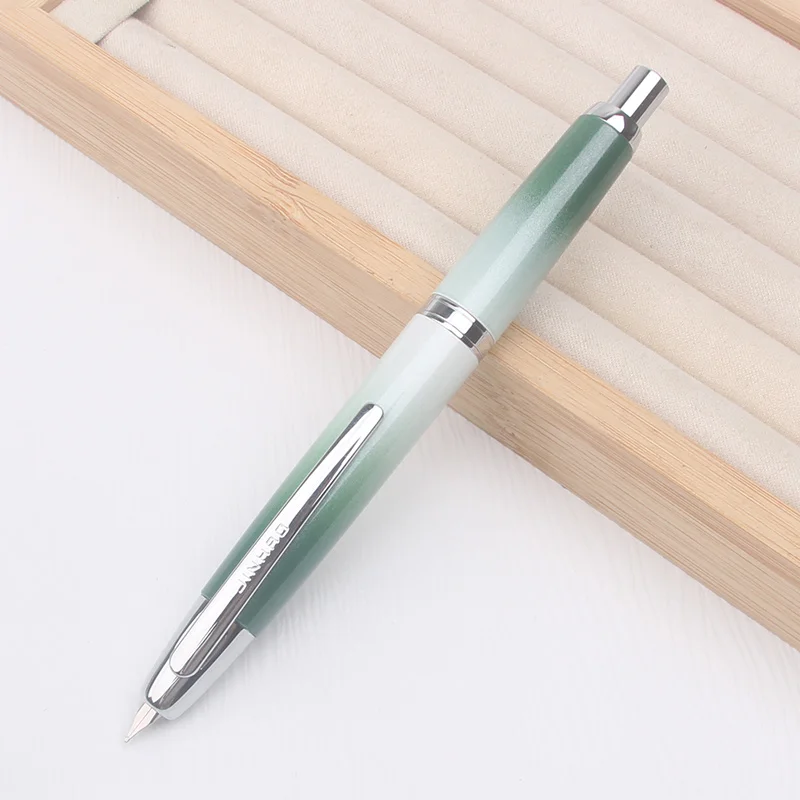 Limited Color ! Jinhao 10 Retractable Press Fountain Pen EF/F Nib with Ink Converter Writing Gift Pen, Gradient Coffee Green
Limited Color ! Jinhao 10 Retractable Press Fountain Pen EF/F Nib with Ink Converter Writing Gift Pen, Gradient Coffee Green