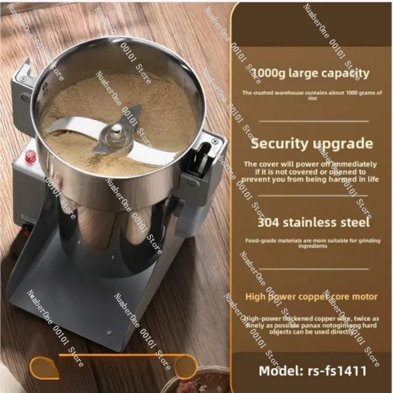 Electric Dry Wet Grinder Ultrafine Multifunctional Grain Spice Mill Portable Stainless Steel Coffee Blender for Kitchen
Electric Dry Wet Grinder Ultrafine Multifunctional Grain Spice Mill Portable Stainless Steel Coffee Blender for Kitchen