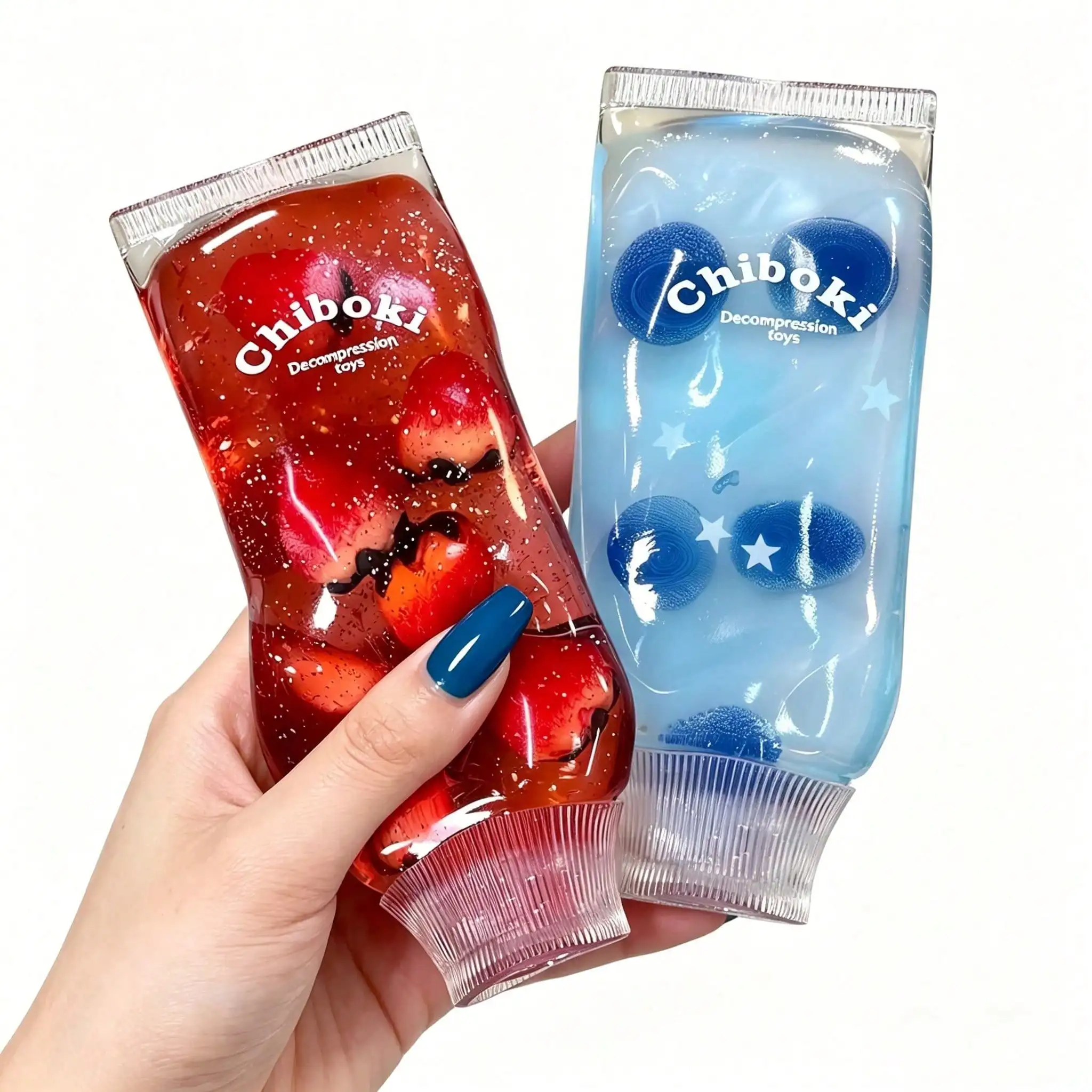 Jam Tube Squishy Strawberry & Blueberry, Moldable Non-Rebound Fidget Toy, Soft Gel Stress Relief Ball
Jam Tube Squishy Strawberry & Blueberry, Moldable Non-Rebound Fidget Toy, Soft Gel Stress Relief Ball
