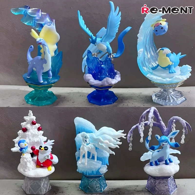 Re-Ment Pokemon Diamond Dust Collection Anime Figurine Ice Type Alolan Ninetales Glaceon Mini Cute Collect Model Decor Toy Gifts
Re-Ment Pokemon Diamond Dust Collection Anime Figurine Ice Type Alolan Ninetales Glaceon Mini Cute Collect Model Decor Toy Gifts