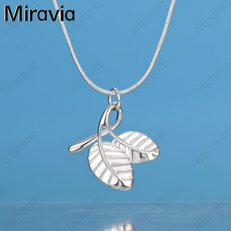 Miravia 925 Sterling Silver Double Leaf Pendant Necklace - Everyday Accessory For Women, Simple And Elegant Jewelry
Miravia 925 Sterling Silver Double Leaf Pendant Necklace - Everyday Accessory For Women, Simple And Elegant Jewelry