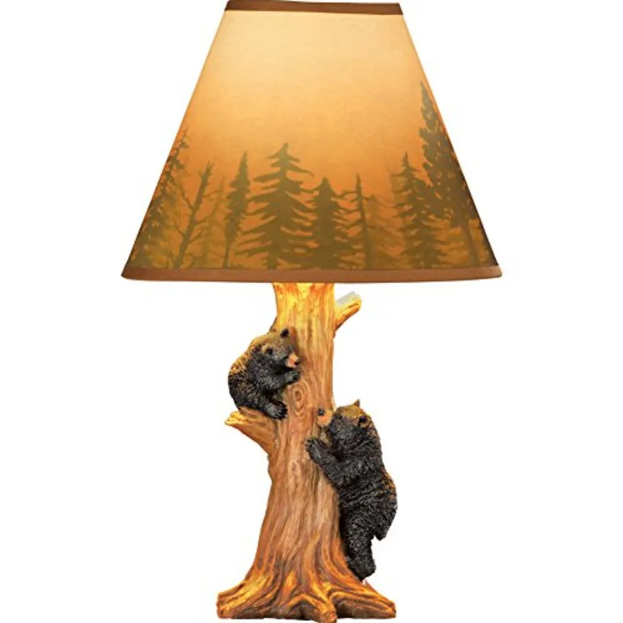 Rustic Climbing Bear Family Northwoods Lamp, 14 3/4" H
Rustic Climbing Bear Family Northwoods Lamp, 14 3/4" H