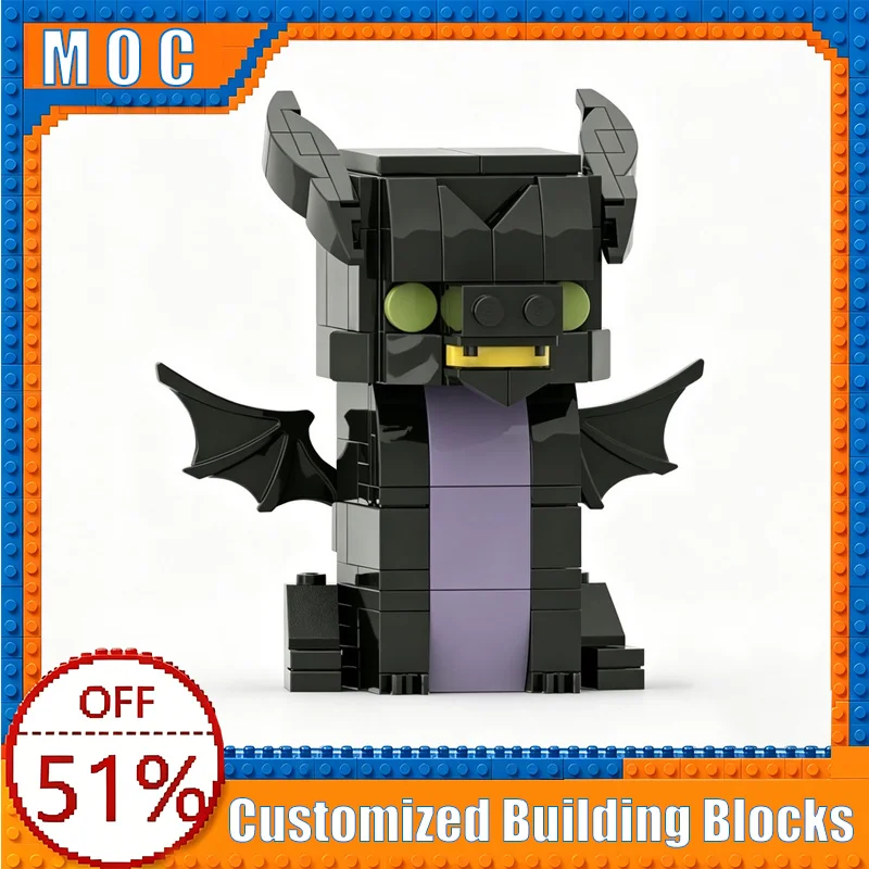 158PCS Brickheadz Maleficent Dragon Model Building Blocks Assembly Educational Toy Creative Collection Birthday Christmas Gifts
158PCS Brickheadz Maleficent Dragon Model Building Blocks Assembly Educational Toy Creative Collection Birthday Christmas Gifts