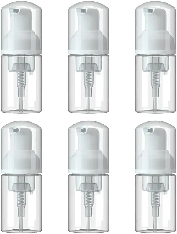 6 Pack Empty Foam Pump Bottles 1oz Travel Size Plastic Soap Dispenser for Hand Sanitizer Lotion Shampoo
6 Pack Empty Foam Pump Bottles 1oz Travel Size Plastic Soap Dispenser for Hand Sanitizer Lotion Shampoo