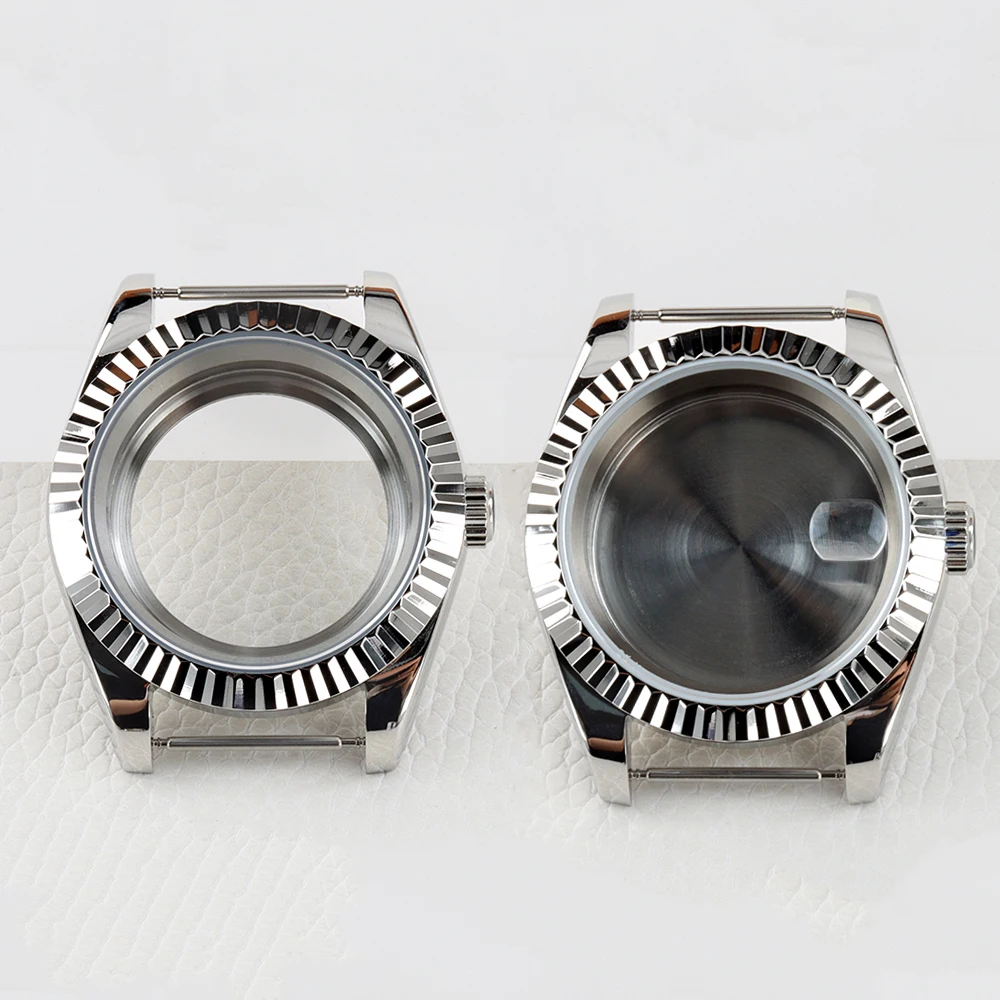 Silver 36mm/39mm Watch Case Solid 316L Stainless Steel Sapphire for Datejust Seiko NH35 NH36 Automatic Movement 28.5mm Dial
Silver 36mm/39mm Watch Case Solid 316L Stainless Steel Sapphire for Datejust Seiko NH35 NH36 Automatic Movement 28.5mm Dial