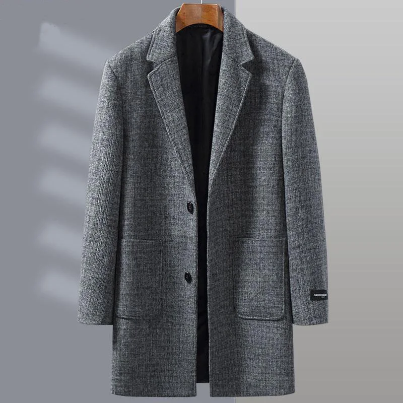 plus Size Men's Woolen Coat Extra Large Loose Casual Warm Outerwear Mid-Length Men's Faion Ci Busin Casual Che Pattern
plus Size Men's Woolen Coat Extra Large Loose Casual Warm Outerwear Mid-Length Men's Faion Ci Busin Casual Che Pattern