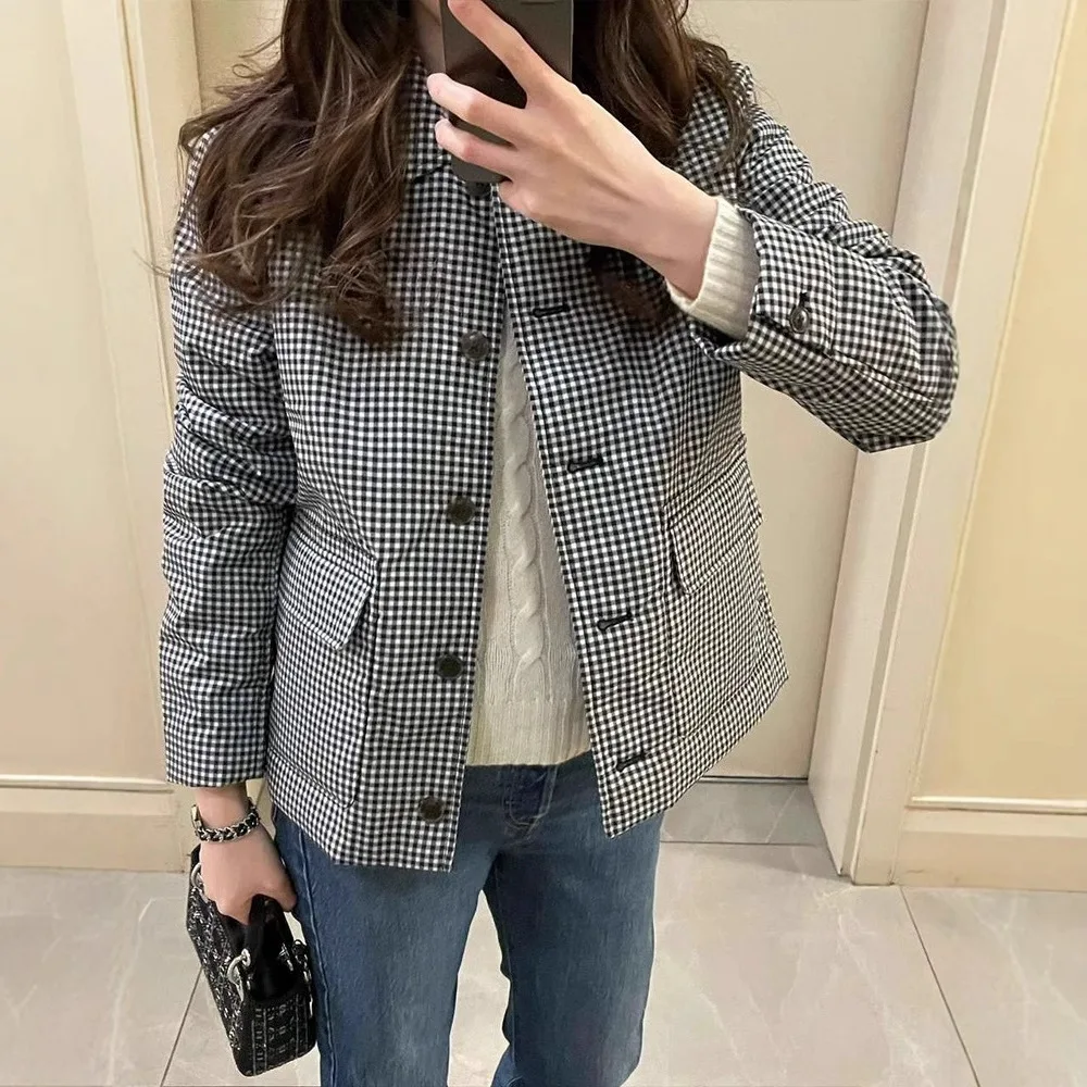 Новая клетчатая лоскутная зимняя одежда, женские парки, теплое хлопковое стеганое пальто, повседневная куртка-пуховик, женская легкая верхняя одежда
Новая клетчатая лоскутная зимняя одежда, женские парки, теплое хлопковое стеганое пальто, повседневная куртка-пуховик, женская легкая верхняя одежда