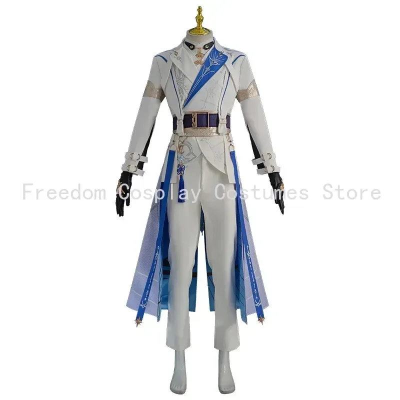 Love and Deepspace Xavier Lumiere Cosplay Costume Wig Shimmering Moonlight Uniform Earrings Halloween Party Outfits Men Womenx;2
Love and Deepspace Xavier Lumiere Cosplay Costume Wig Shimmering Moonlight Uniform Earrings Halloween Party Outfits Men Womenx;2