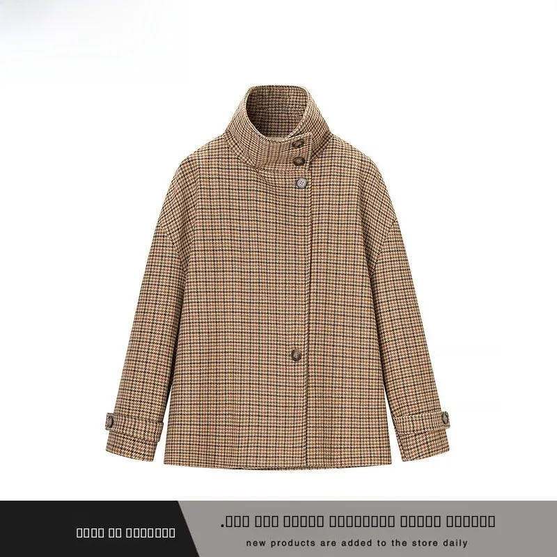 Новое осенне-зимнее клетчатое пальто, женское модное универсальное пальто ZR Sle для поездок на работу, полиэфирное волокно 00% верхняя одежда
Новое осенне-зимнее клетчатое пальто, женское модное универсальное пальто ZR Sle для поездок на работу, полиэфирное волокно 00% верхняя одежда