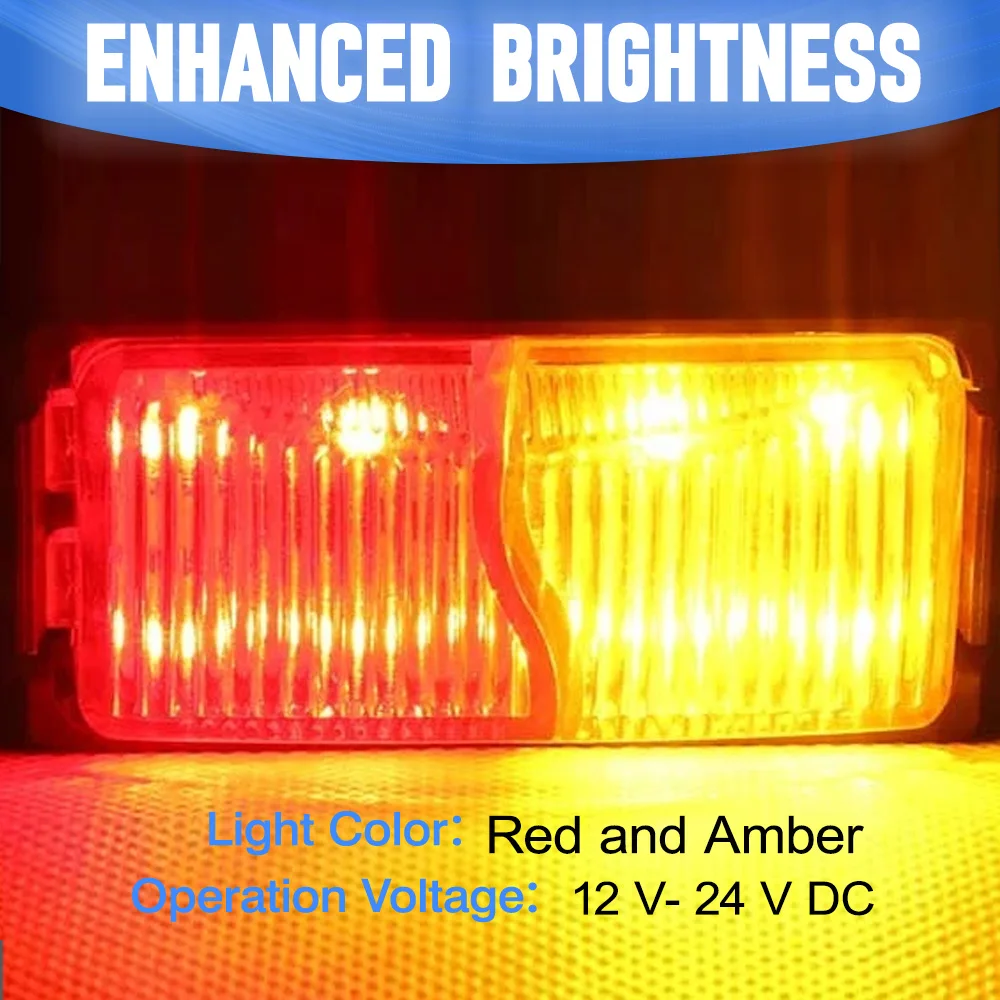 2pcs 10V-30V 8 LED Side Marker Light Warning Light Trailer Lamp Emergency Light Signal Lamps Indicator For Bus SUV Truck Trailer
2pcs 10V-30V 8 LED Side Marker Light Warning Light Trailer Lamp Emergency Light Signal Lamps Indicator For Bus SUV Truck Trailer