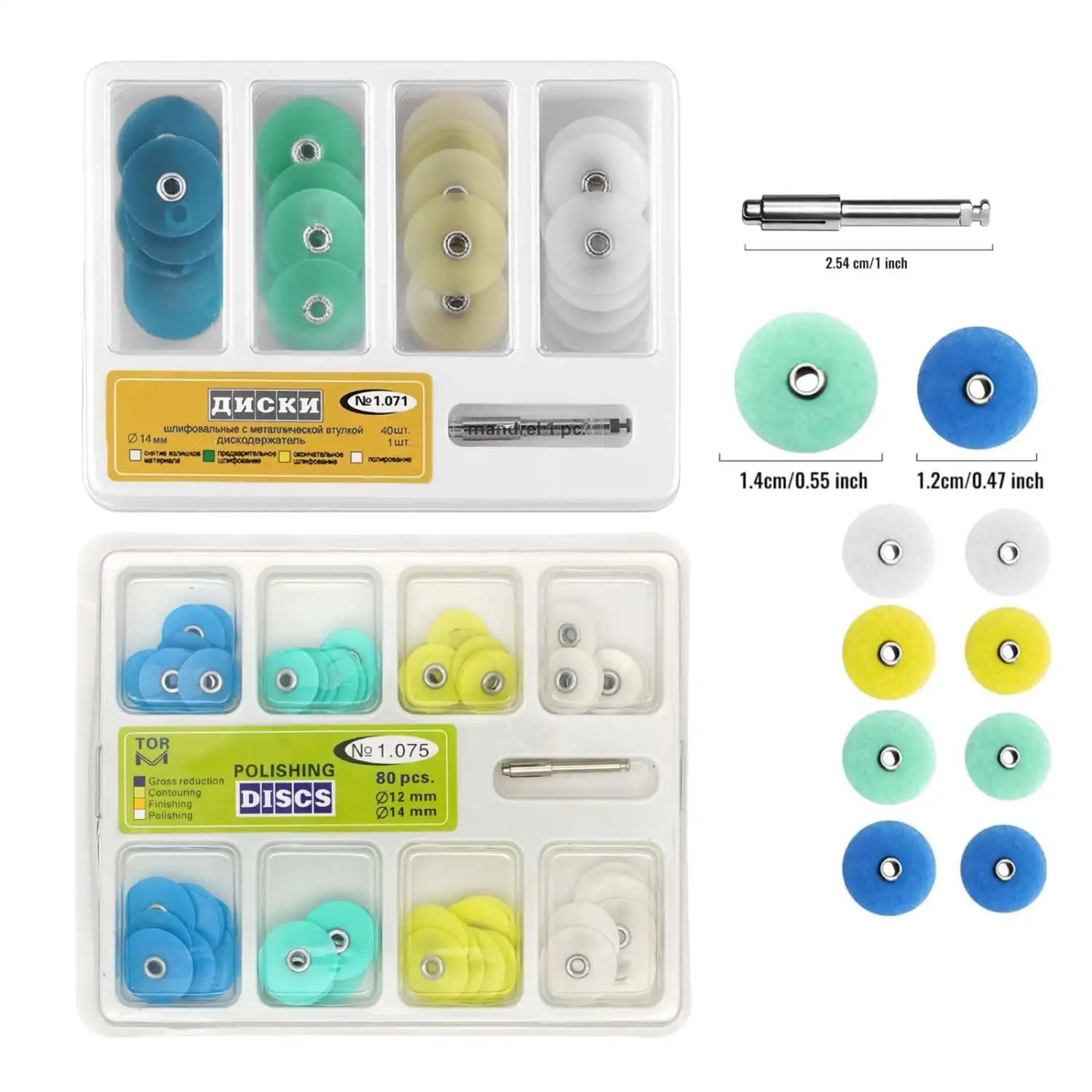 Dental Polishing Discs with Mandrel Stem, Denture Burs Sanding Strips Resin Material for Teeth, Dental Composite Finishing Kit
Dental Polishing Discs with Mandrel Stem, Denture Burs Sanding Strips Resin Material for Teeth, Dental Composite Finishing Kit