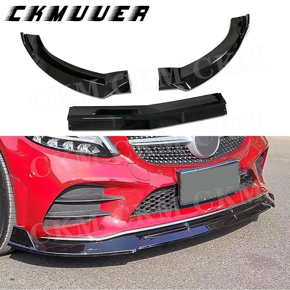 CKMUUER 3 шт. ABS фортепианно-черный автомобильный передний бампер, спойлер для подбородка, разветвители для Mercedes Benz W205 C205 C200 C300 C43 AMG 2014-2019
CKMUUER 3 шт. ABS фортепианно-черный автомобильный передний бампер, спойлер для подбородка, разветвители для Mercedes Benz W205 C205 C200 C300 C43 AMG 2014-2019