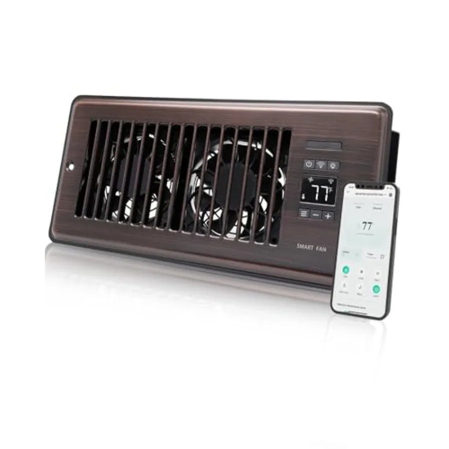 2026 Super Quiet Register Booster Fan for Register Holes, Smart Register Vent with Dual Intelligent Thermostat and WiFi App Con
2026 Super Quiet Register Booster Fan for Register Holes, Smart Register Vent with Dual Intelligent Thermostat and WiFi App Con
