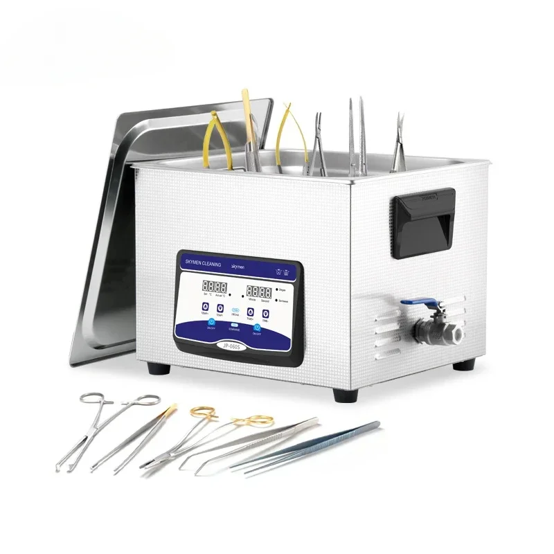 Skymen Benchtop 15L cleaning circuit boards dental equipment ultrasonic cleaner for sale ultrasonic cleaning system
Skymen Benchtop 15L cleaning circuit boards dental equipment ultrasonic cleaner for sale ultrasonic cleaning system