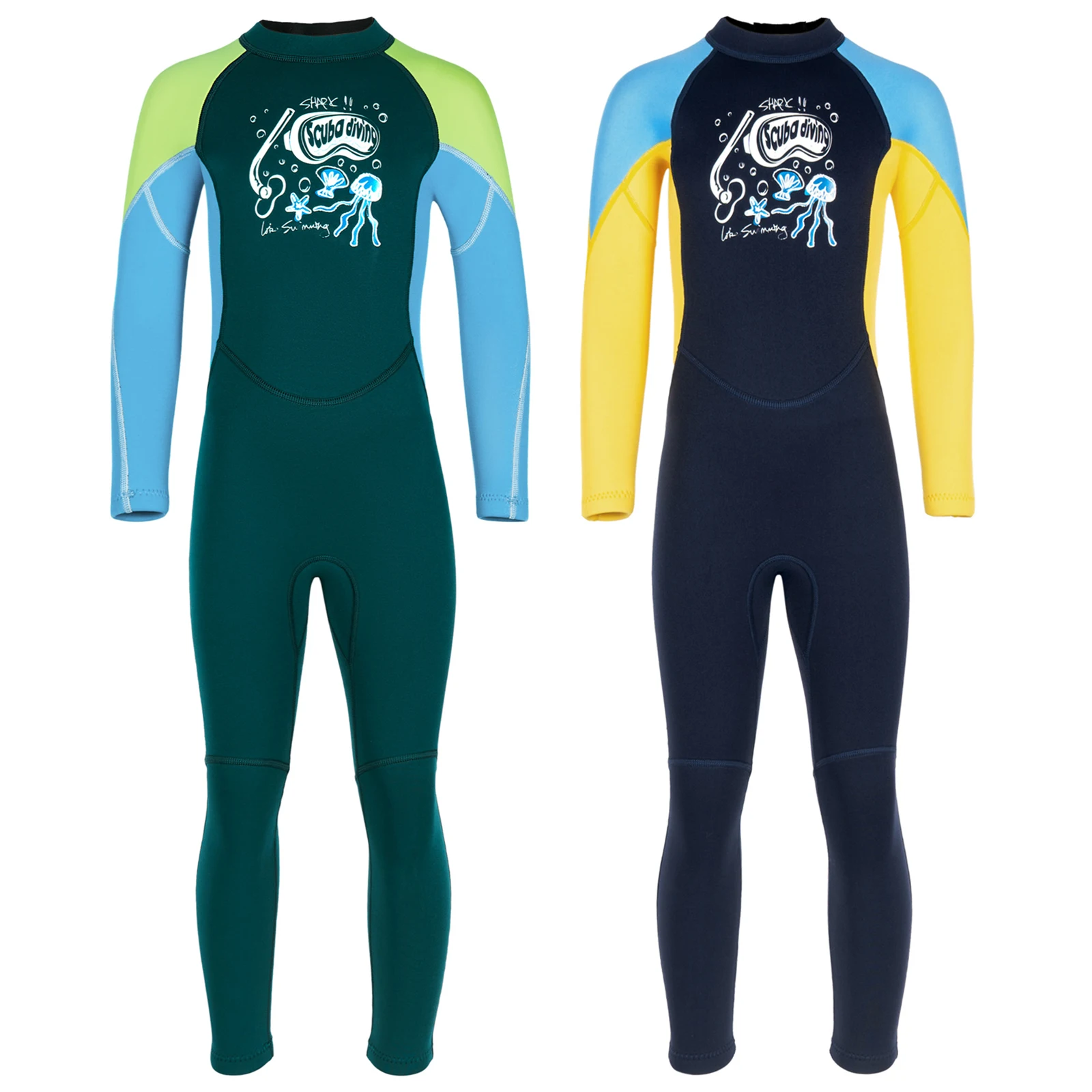 Kid Boys One-piece Swimsuit Long Sleeve Back Zipper Swimwear Swimming Surfing Diving Outfit Sun Protection Water Sports Bodysuit 
Kid Boys One-piece Swimsuit Long Sleeve Back Zipper Swimwear Swimming Surfing Diving Outfit Sun Protection Water Sports Bodysuit