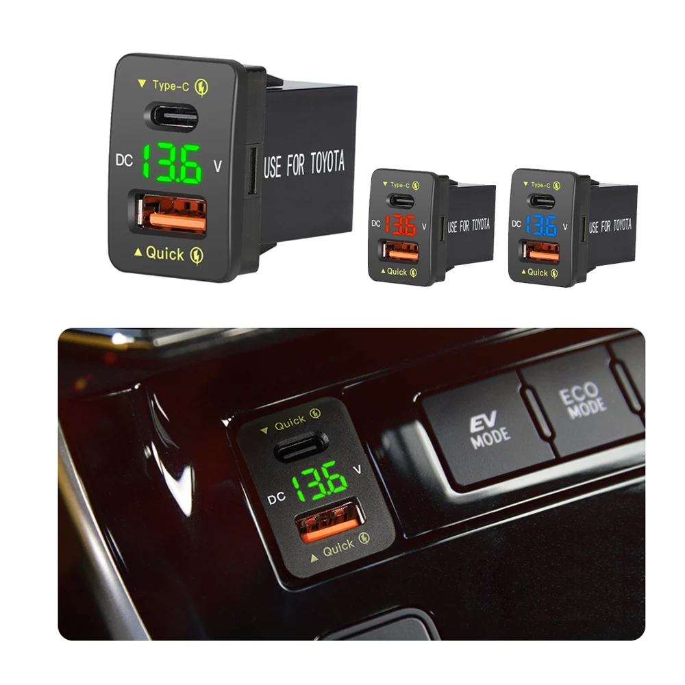 Оптовая продажа USB-разъем 12 В Автомобильное зарядное устройство Адаптер Автомобильное зарядное устройство Быстрая зарядка для Toyota Camry USB-порт
Оптовая продажа USB-разъем 12 В Автомобильное зарядное устройство Адаптер Автомобильное зарядное устройство Быстрая зарядка для Toyota Camry USB-порт