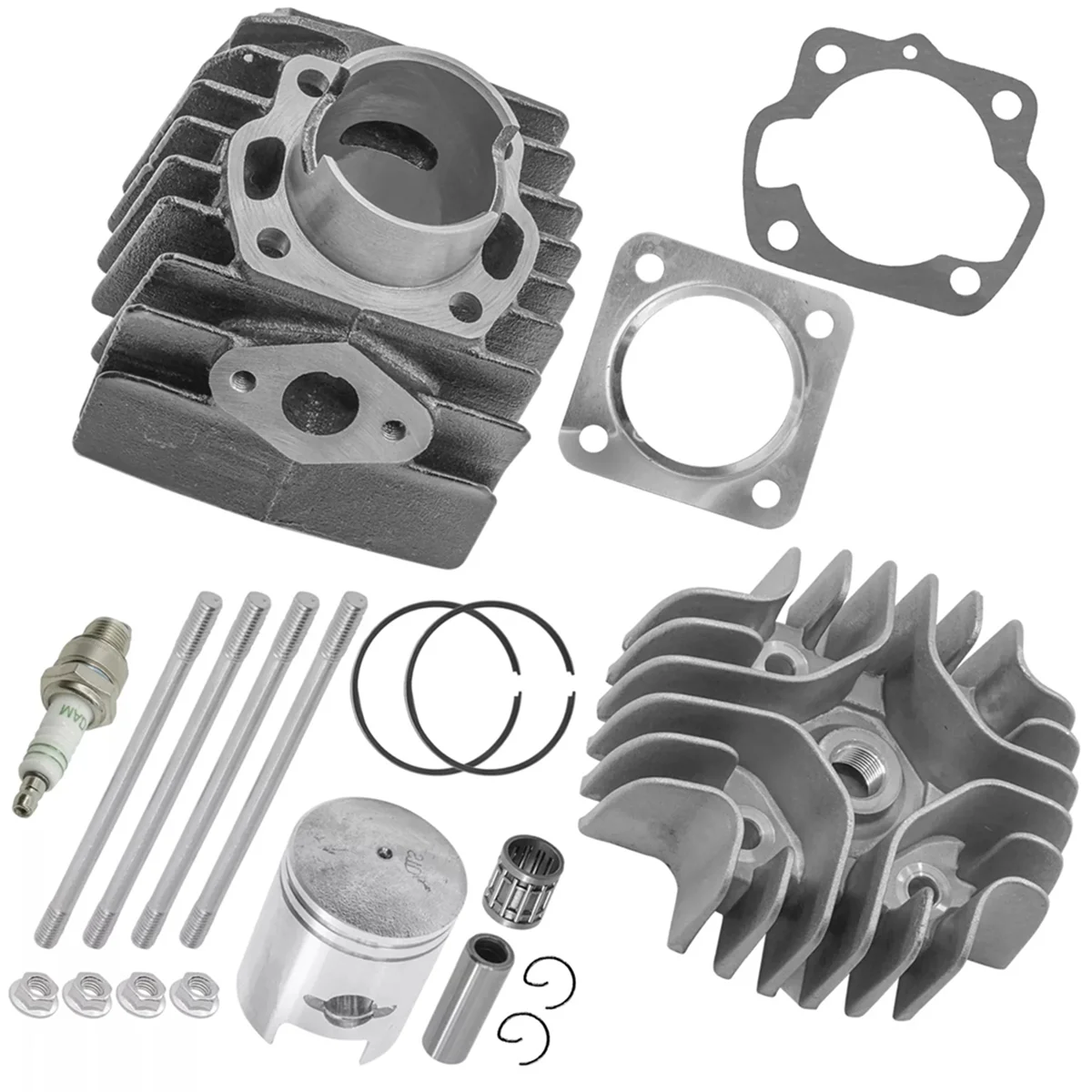 A81R-Professional Caltric Cylinder Kit for Suzuki JR50 1985-2006 Top End Rebuild Kit 11111-04001,12110-35613-0F0
A81R-Professional Caltric Cylinder Kit for Suzuki JR50 1985-2006 Top End Rebuild Kit 11111-04001,12110-35613-0F0