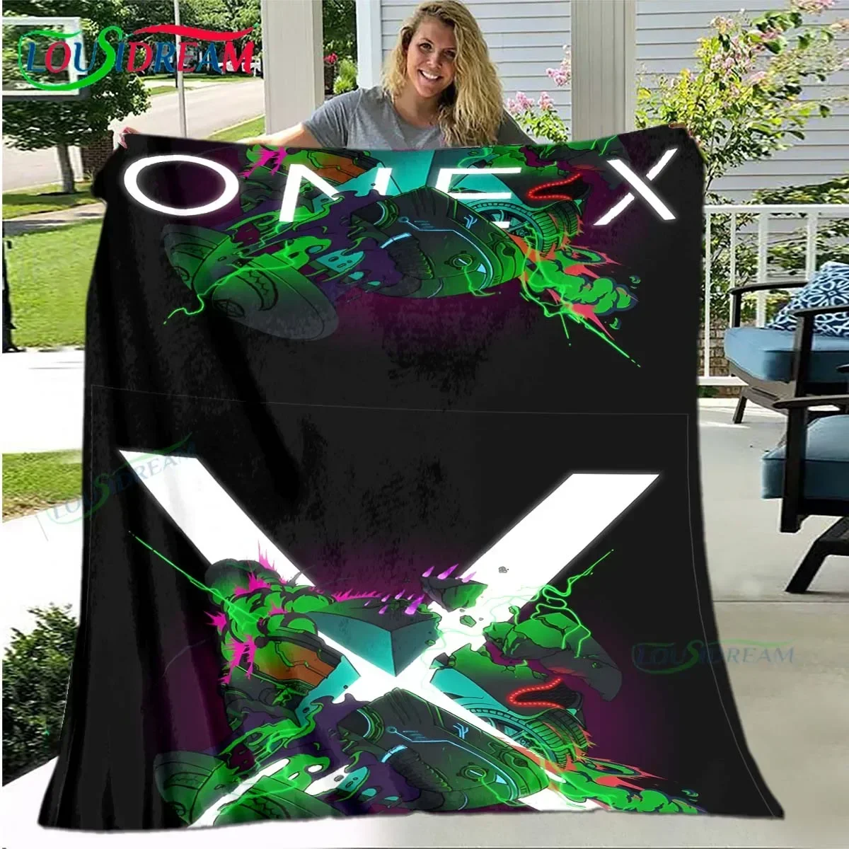 Cool Gamer X-XBox Printed Four Seasons Blanket Sofa Cover Travel Bed Plush Blanket Travel Office Break Blanket Birthday Gift
Cool Gamer X-XBox Printed Four Seasons Blanket Sofa Cover Travel Bed Plush Blanket Travel Office Break Blanket Birthday Gift