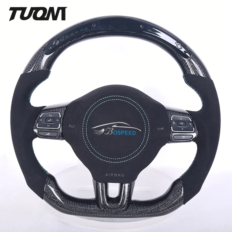 Black Alcantara LED Display Carbon Fiber Steering Wheel For VW Golf6/GTI/6R Car Accessories 2022
Black Alcantara LED Display Carbon Fiber Steering Wheel For VW Golf6/GTI/6R Car Accessories 2022