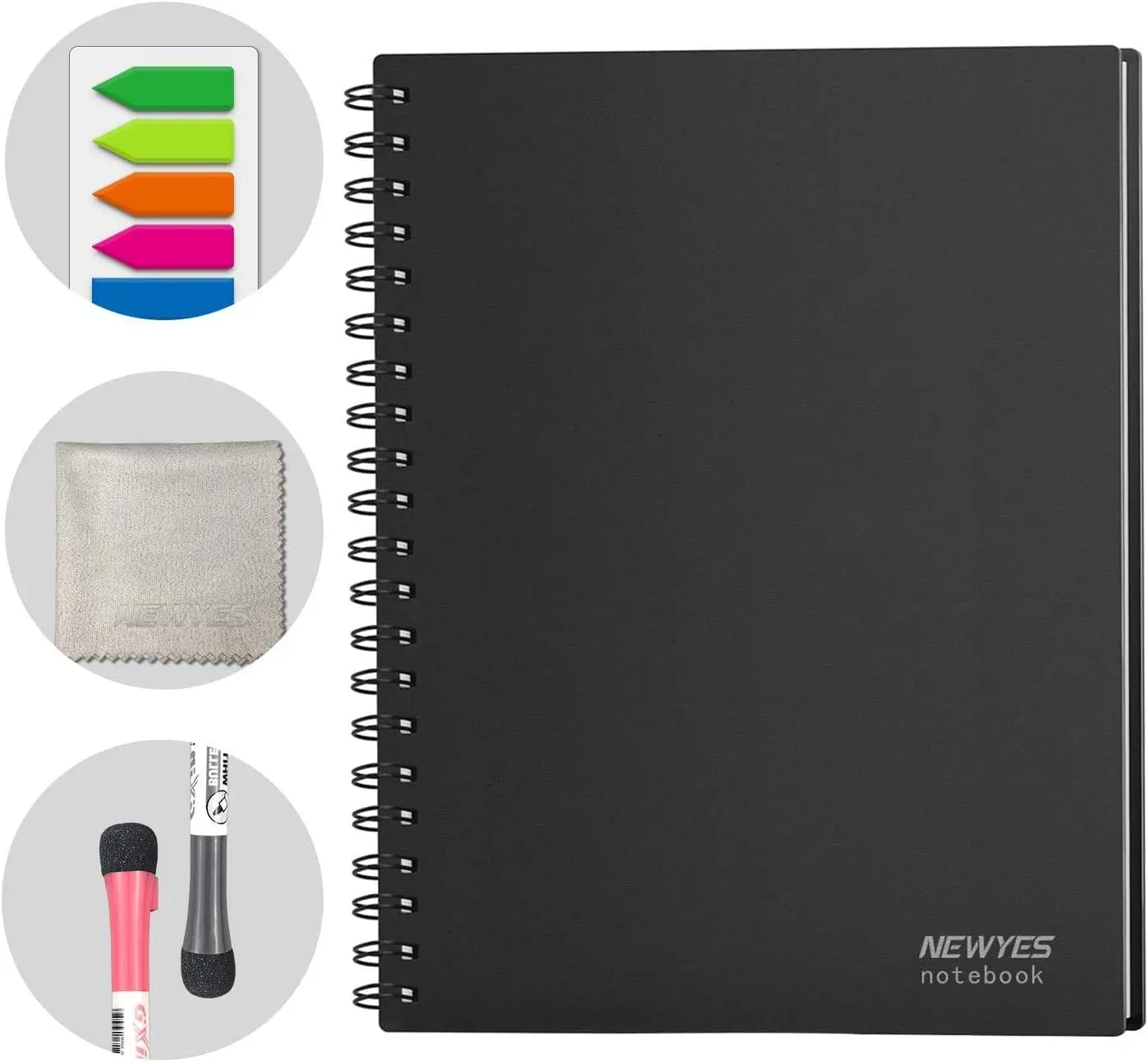 Whiteboard Notebook Erasable Dry Erase Board for Meeting Business Office Home, Smooth Durable Writing Surface Multiple Uses
Whiteboard Notebook Erasable Dry Erase Board for Meeting Business Office Home, Smooth Durable Writing Surface Multiple Uses