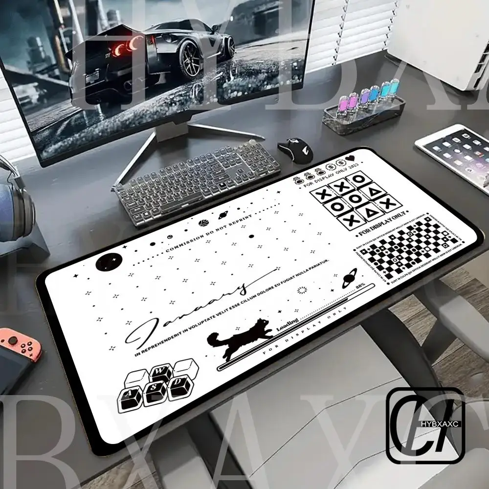 New Kawaii Game Cat MousePad Xxl Anti-slip Planet Black & White Keyboard Expansion Pad Large PC Gaming HYBXAXC Gamer Accessories
New Kawaii Game Cat MousePad Xxl Anti-slip Planet Black & White Keyboard Expansion Pad Large PC Gaming HYBXAXC Gamer Accessories