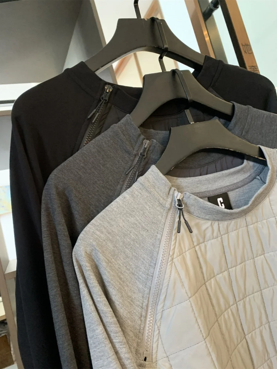 Высококачественный трикотажный хлопковый свитшот с круглым вырезом, стеганая куртка-пуловер, мужская модная летняя солнцезащитная куртка свободного кроя
Высококачественный трикотажный хлопковый свитшот с круглым вырезом, стеганая куртка-пуловер, мужская модная летняя солнцезащитная куртка свободного кроя