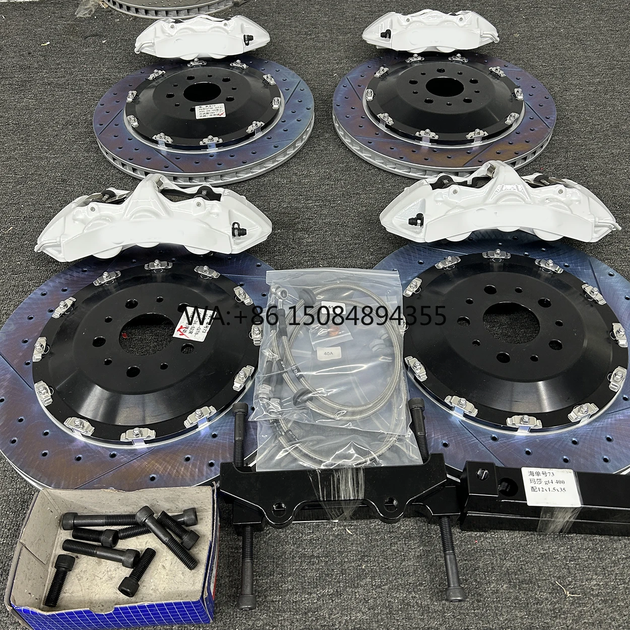 Car Accessories OEM Front Rear Caliper 6 Pot Brake Caliper Big Brake Kit Customized Logo Auto Tuning Parts
