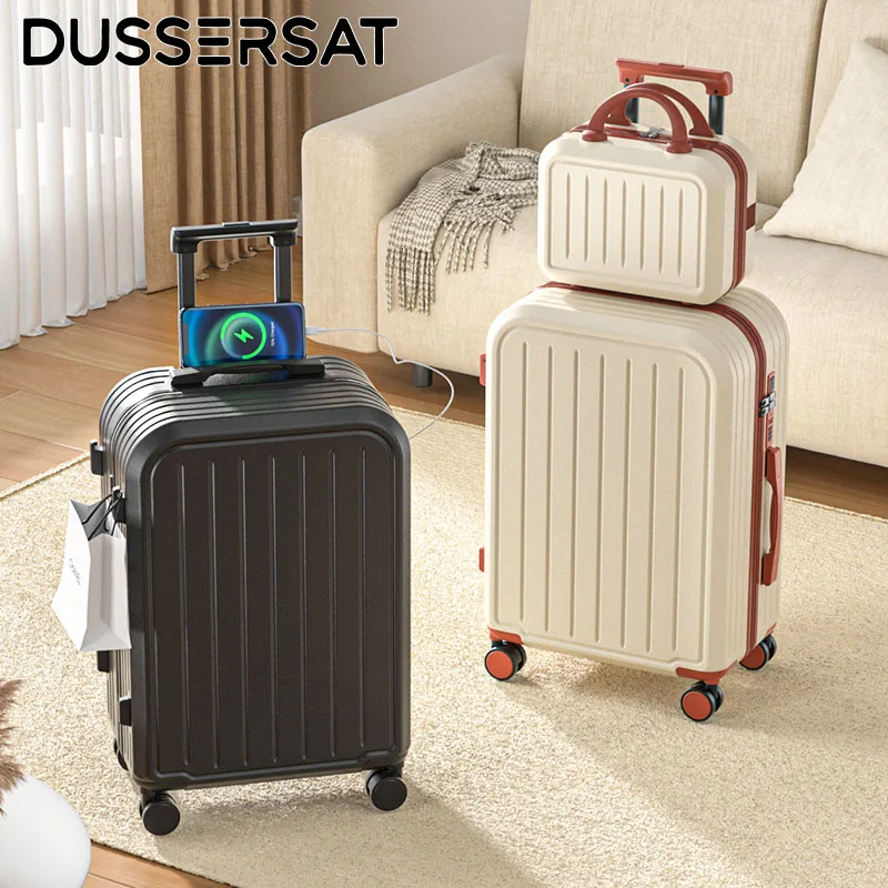 20/22/24/26/28 Inch Carry-on Luggage with Cup Holder & USB Port, TSA Lock & Silent Wheels Suitcase for Business Travel
20/22/24/26/28 Inch Carry-on Luggage with Cup Holder & USB Port, TSA Lock & Silent Wheels Suitcase for Business Travel
