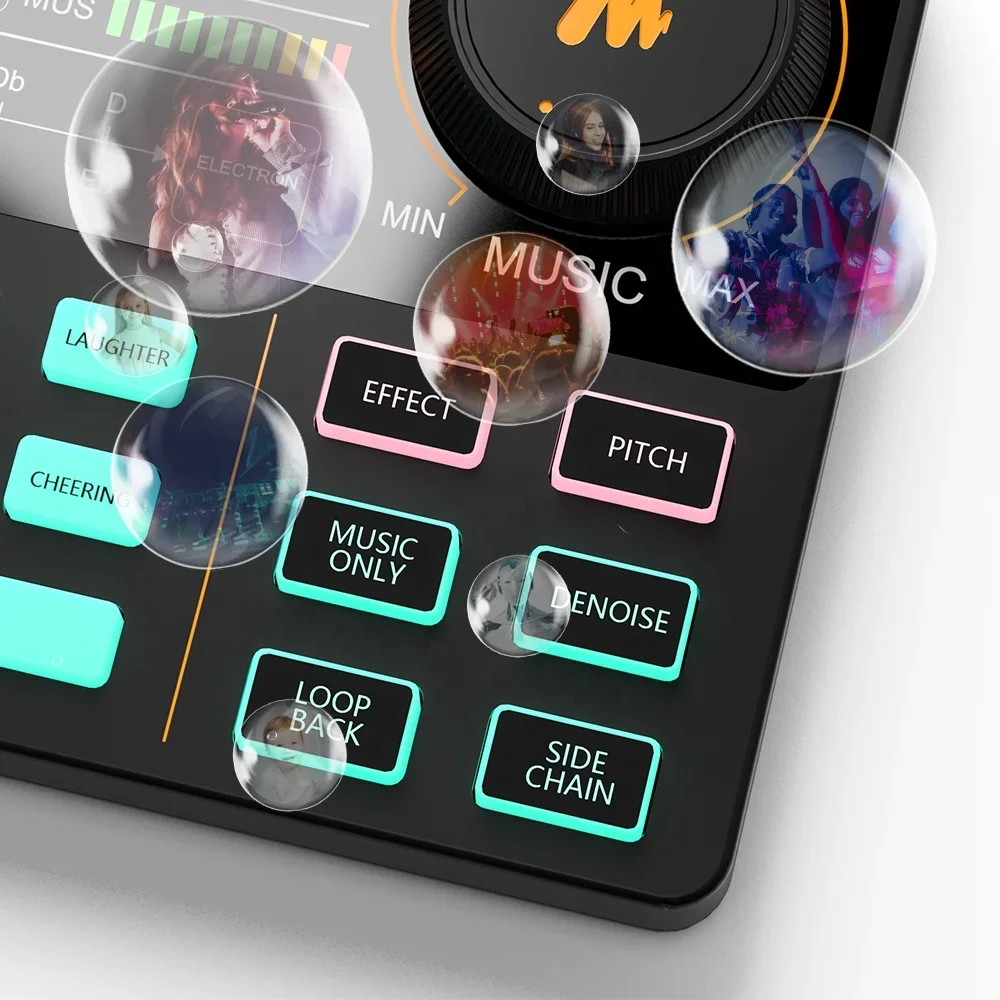 2025 MAONOCASTER AU-AM200 Sound Card Audio Recording Studio Mic Noise Cancelling External Sound Card Digital Audio Interface Mix
2025 MAONOCASTER AU-AM200 Sound Card Audio Recording Studio Mic Noise Cancelling External Sound Card Digital Audio Interface Mix