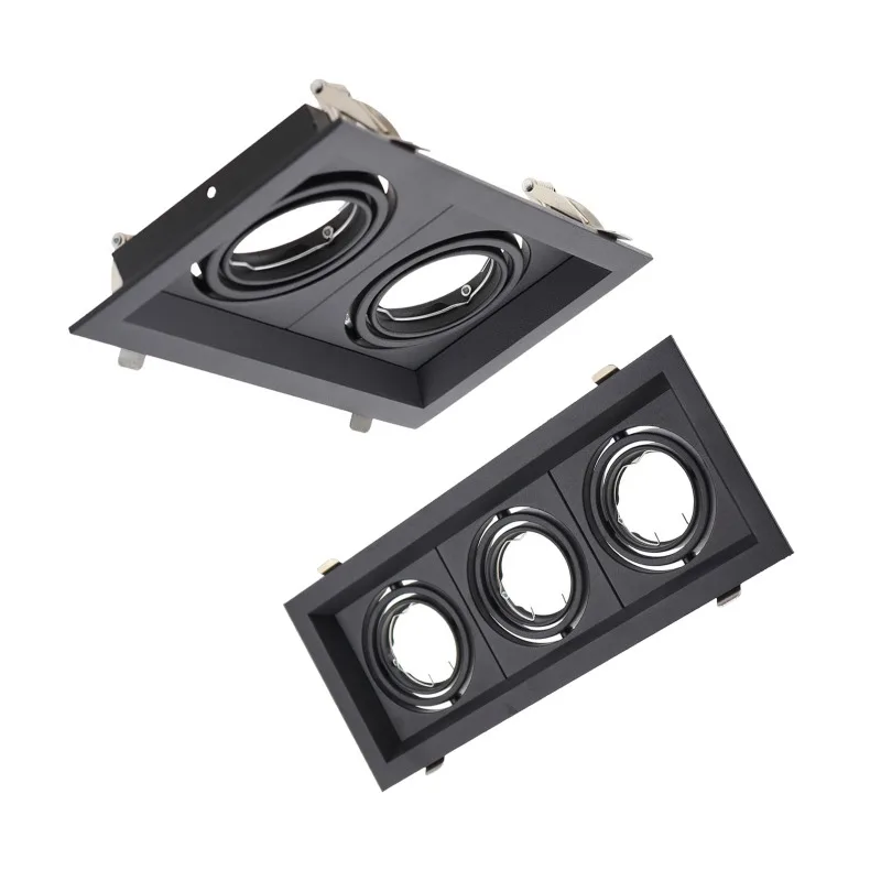 Ceiling Spot Lamps Holder Frame Bracket Fitting Square Double Ring Led Ceiling Downlights Recessed Adjustable Bulb Socket Base
Ceiling Spot Lamps Holder Frame Bracket Fitting Square Double Ring Led Ceiling Downlights Recessed Adjustable Bulb Socket Base
