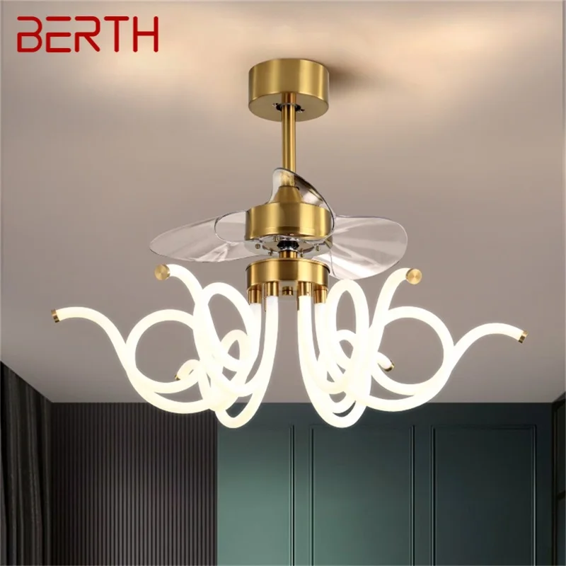 BERTH Postmodern Ceiling Fan Light with Remote Control LED Contemporary Lighting for Home Dining Room
BERTH Postmodern Ceiling Fan Light with Remote Control LED Contemporary Lighting for Home Dining Room